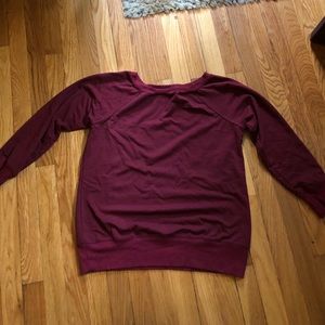 Maroon colored sweater by Cupshe
